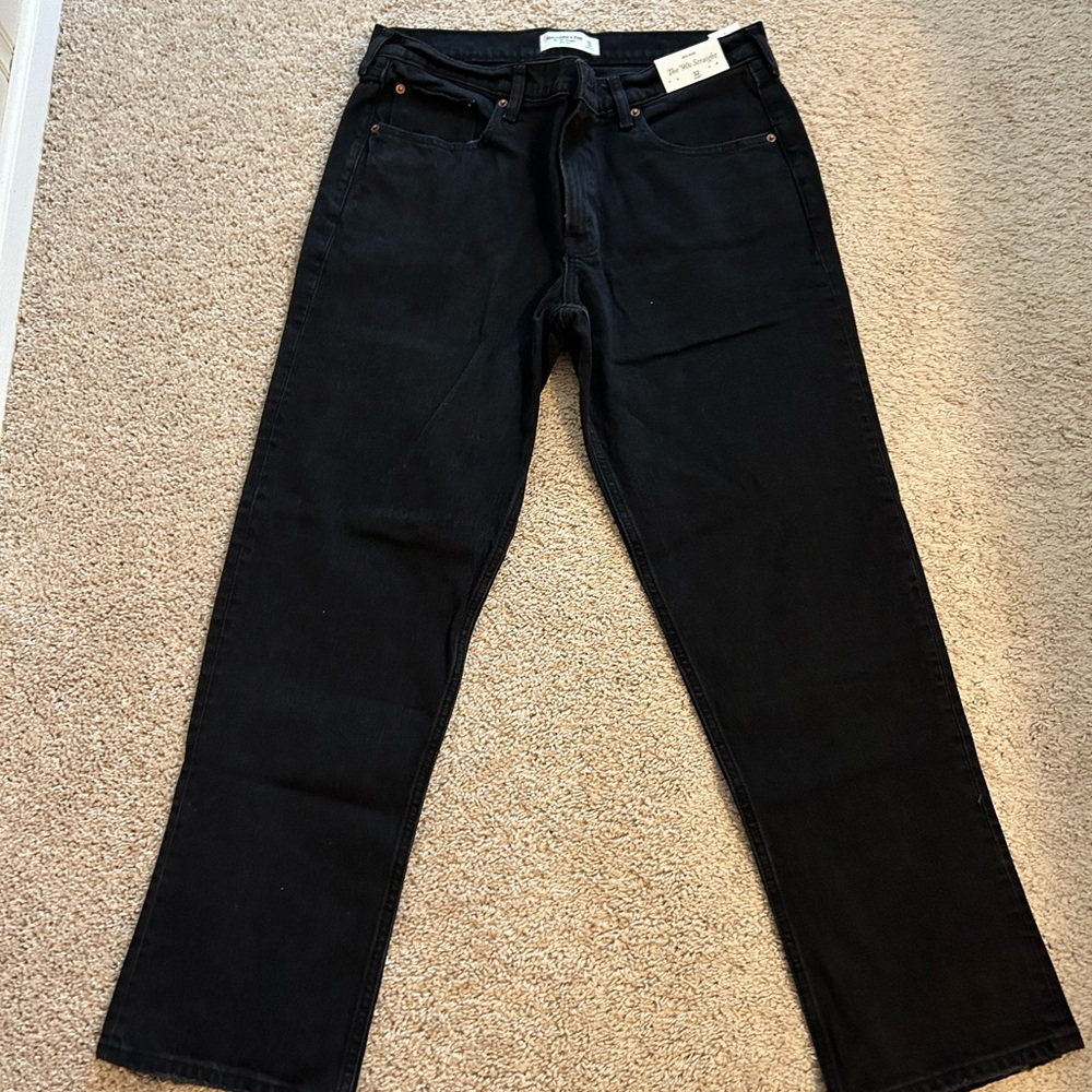 The 90’s Straight Mid Rise Abercrombie & Fitch